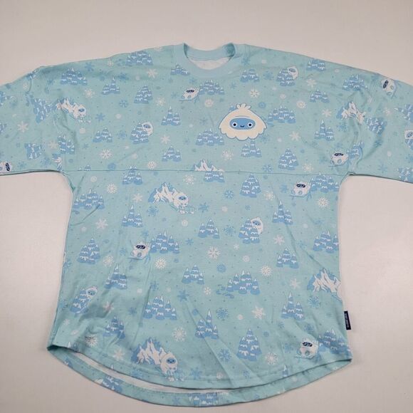 Disney Blue Yeti Spirit Jersey Long Sleeve Shirt Sz XS Unisex - Picture 8 of 11